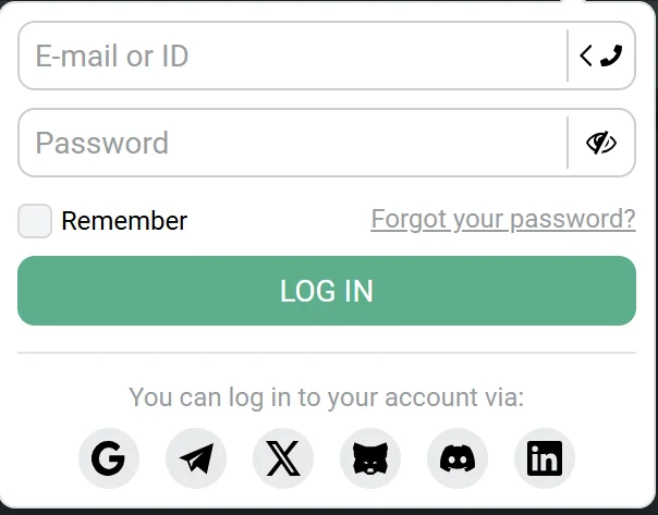 Login